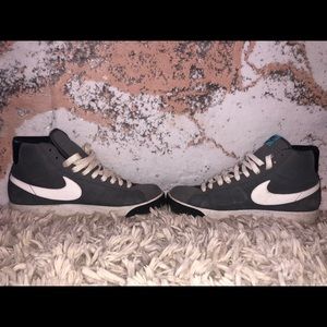 Nike Blazer High Dark Gray/White/Teal